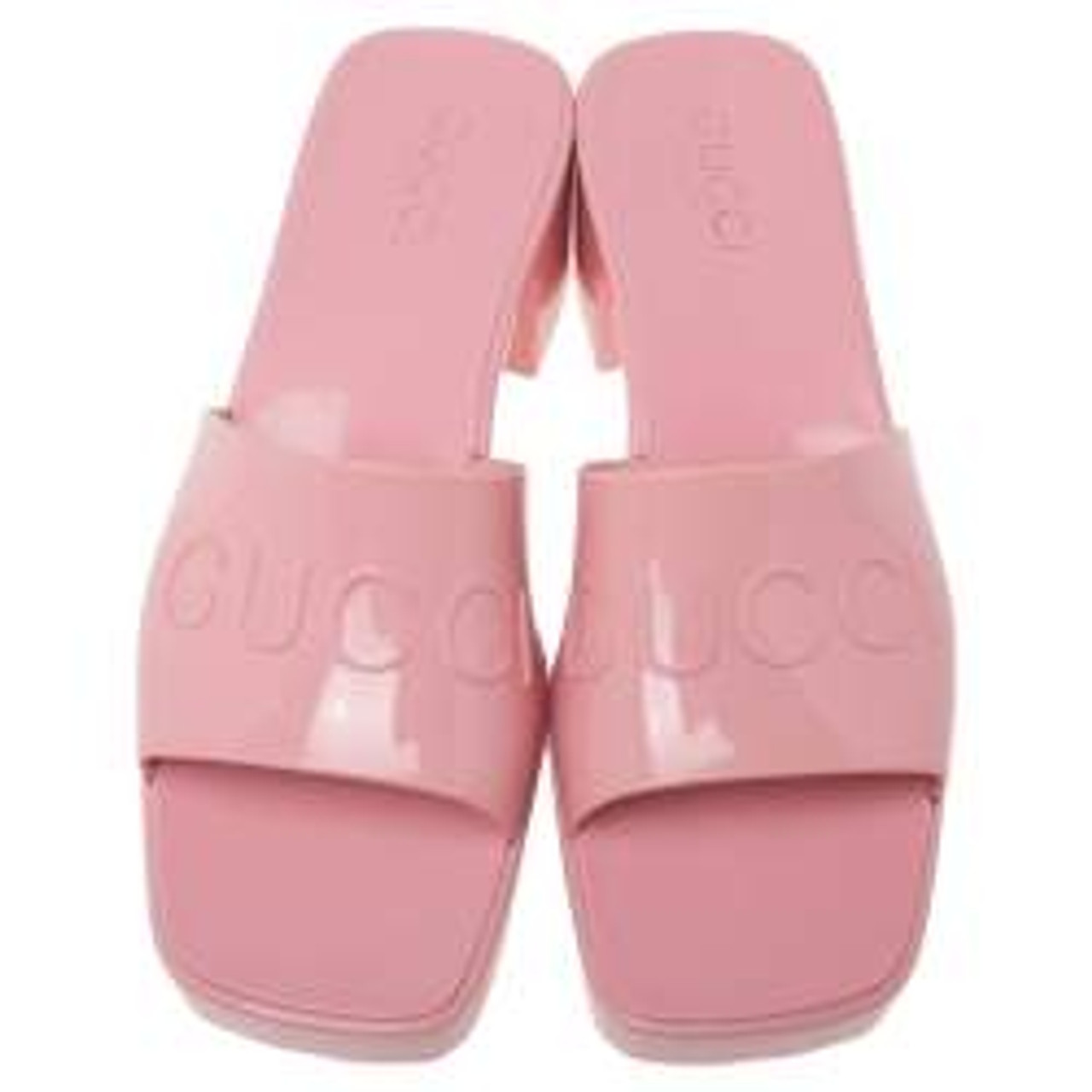 GUCCI Rubber Slide Sandals