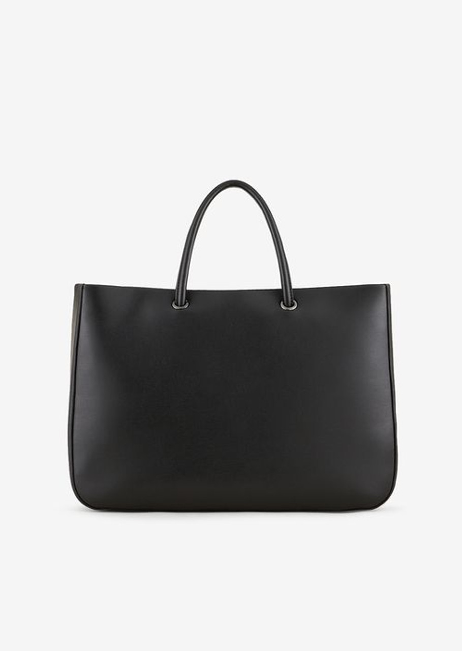 Embossed zip top tote bag | ARMANI EXCHANGE Woman