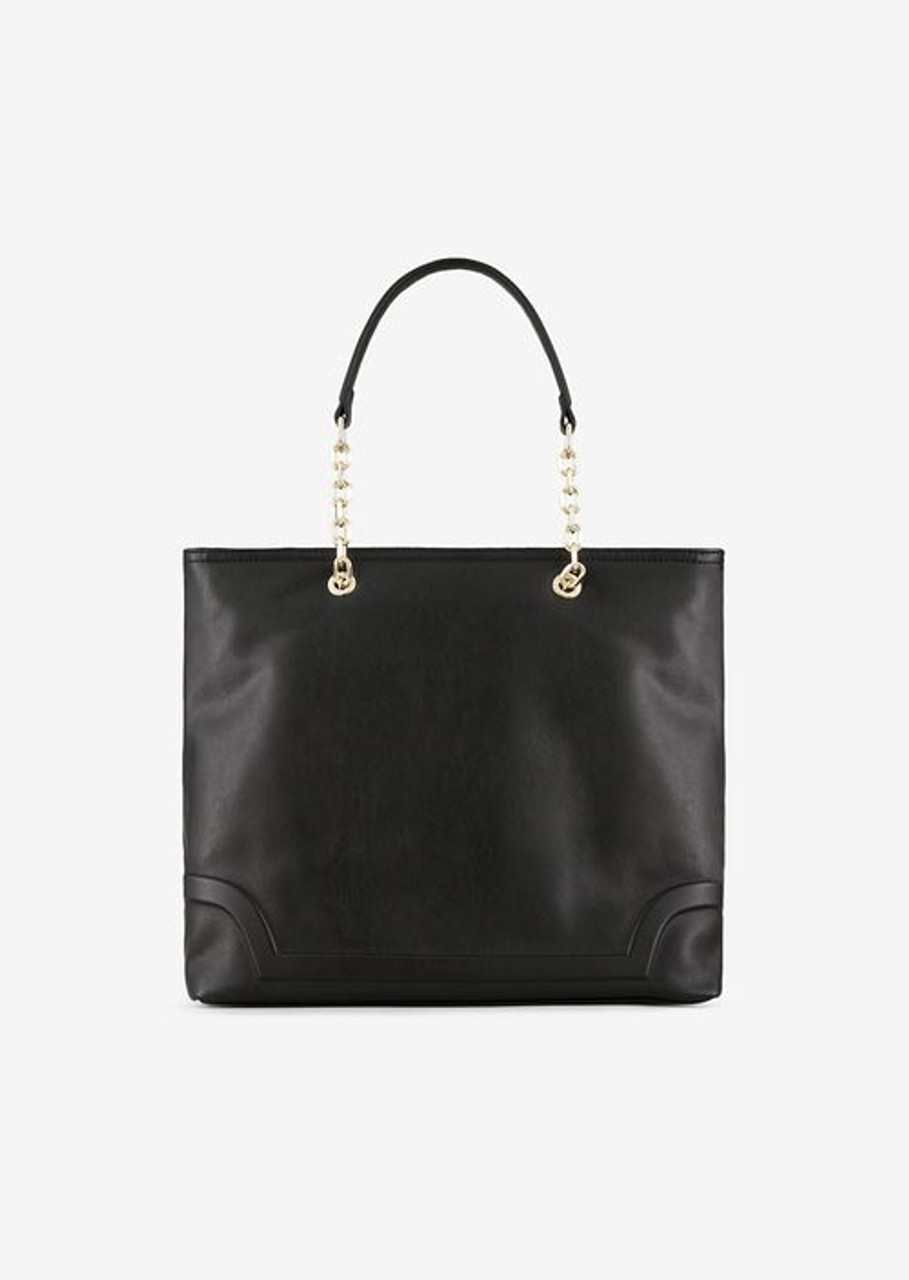 Embossed zip top tote bag | ARMANI EXCHANGE Woman