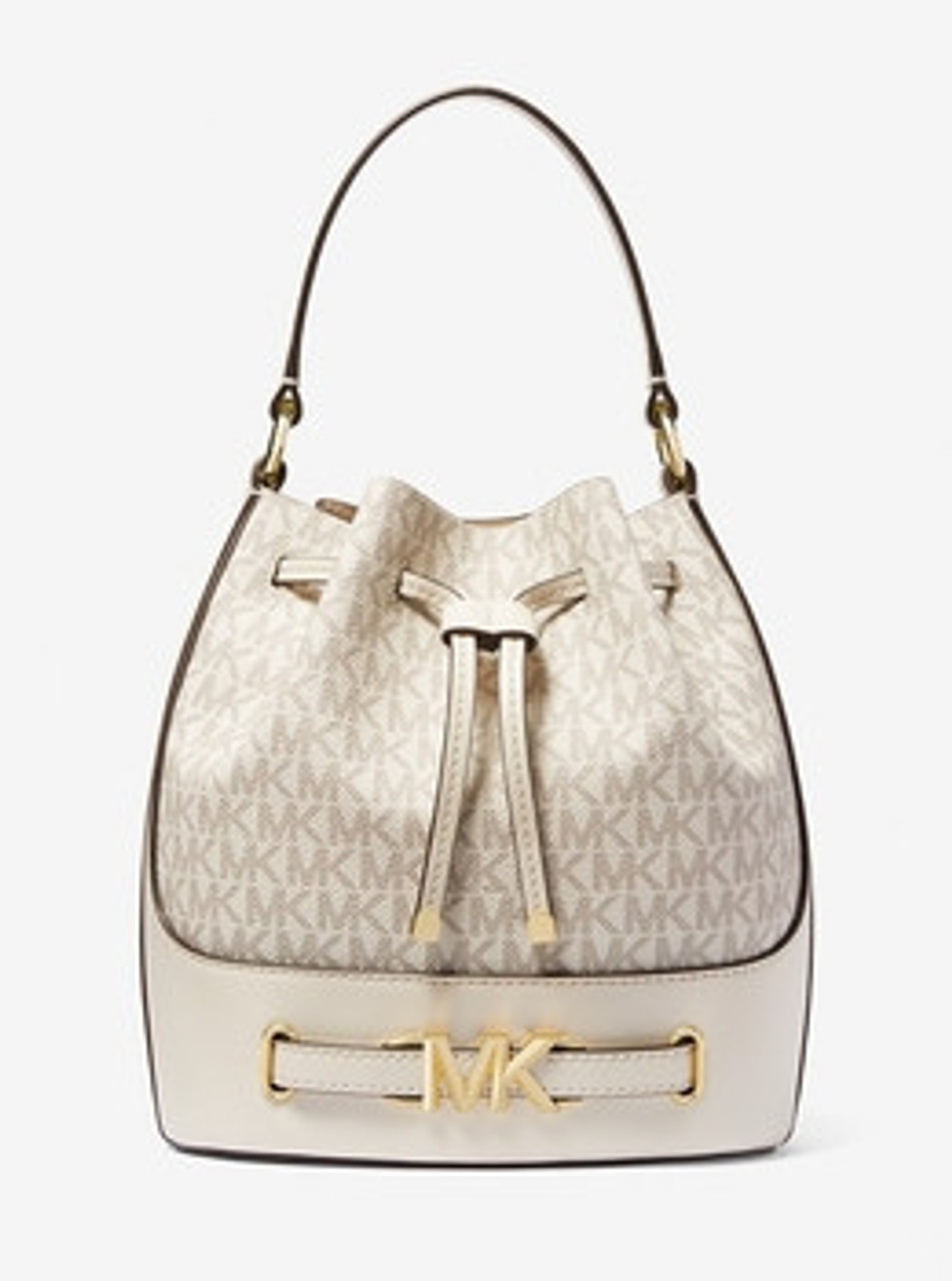 Michael Michael Kors Vanilla Mercer Gallery Medium Logo Shoulder Bag