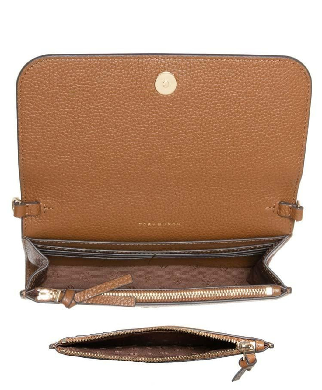Tory Burch Leather Thea Flat Wallet Crossbody Bag (SHF-18476) – LuxeDH