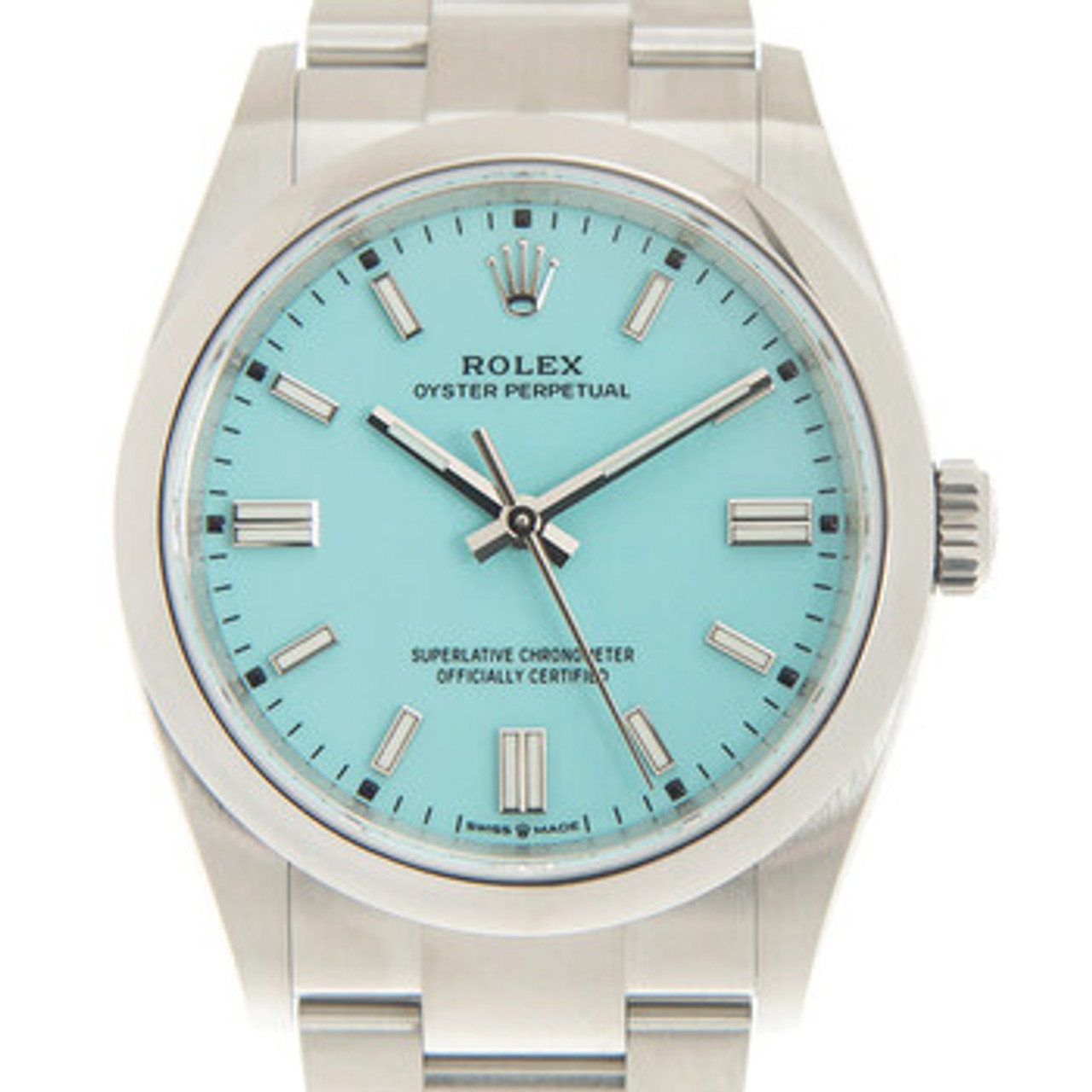 Rolex oyster 2025 blue dial