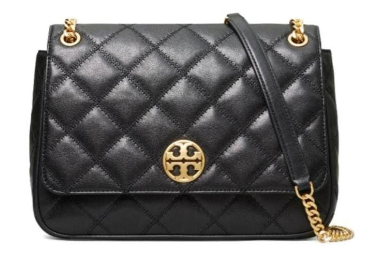 Tory Burch, Bags, Tory Burch Willa Matte Barrel Crossbody Bag Black