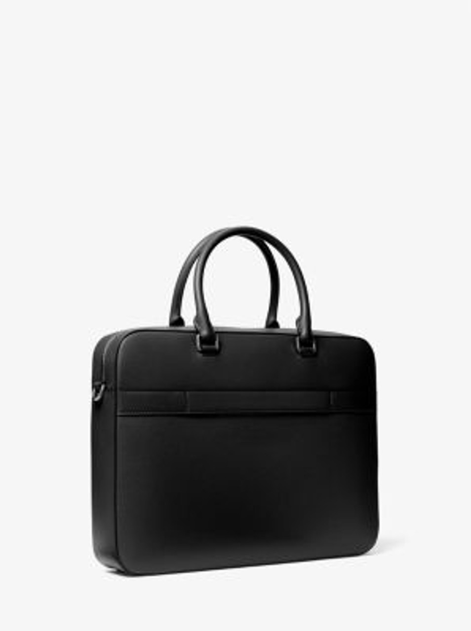 Buy Michael Kors Hudson Logo & Leather Briefcase | Brown Color Men | AJIO  LUXE