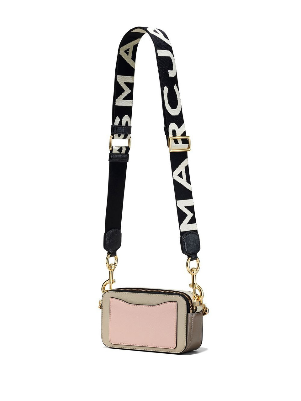 Snapshot leather crossbody bag Marc Jacobs White in Leather - 36612083
