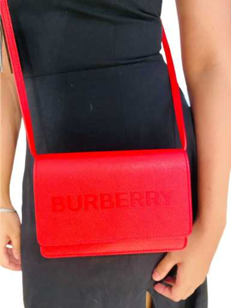 BURBERRY Leather shoulder bag | THE OUTNET