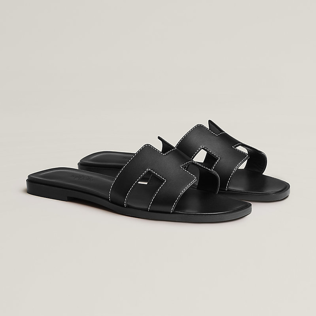 HERMES★Oran sandal★BLACK ★最後の1足 ★無料速達 HERMES Oran sandals - Black