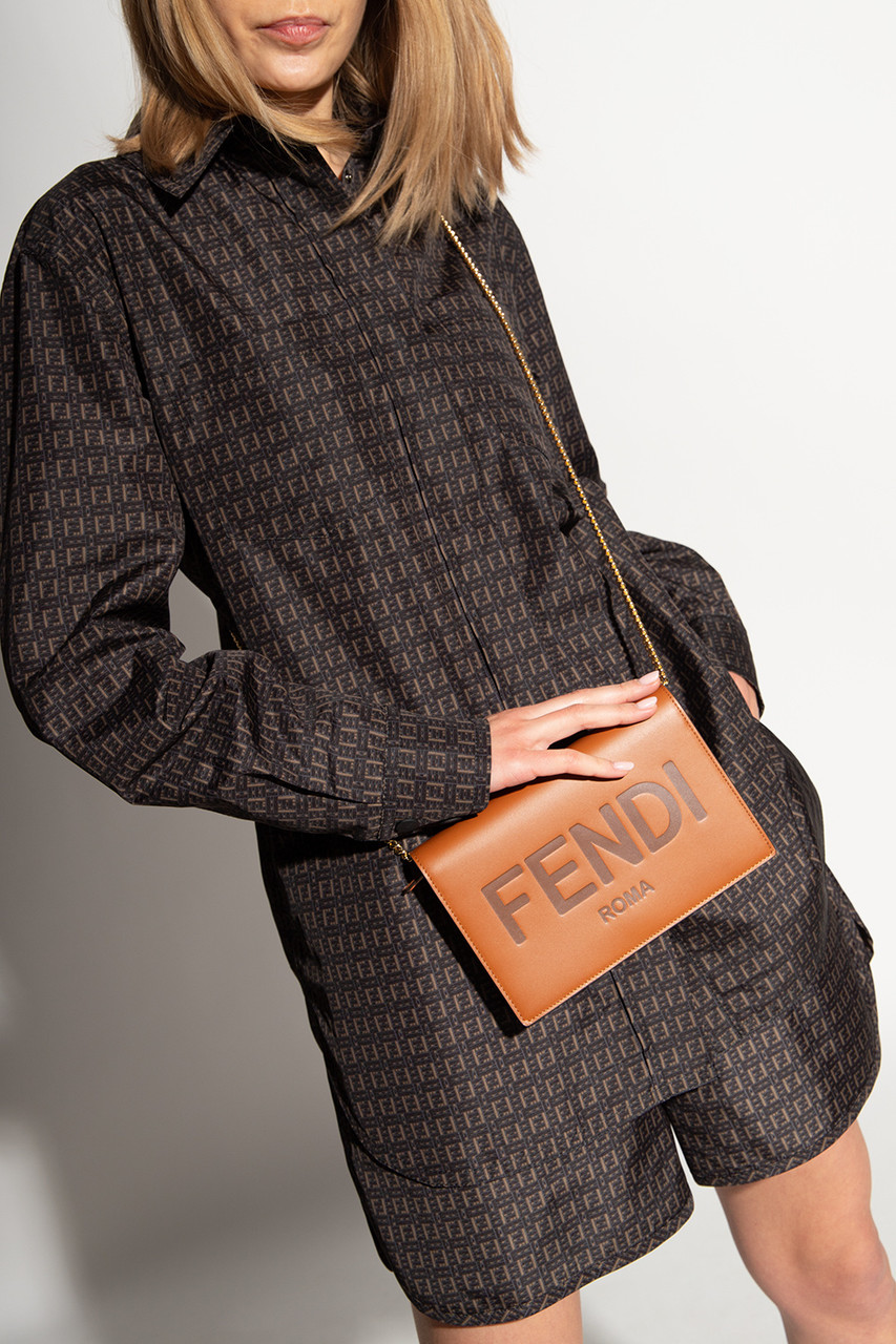 Fendi Leather Dotcom Wallet on Chain Bag (SHF-16298) – LuxeDH