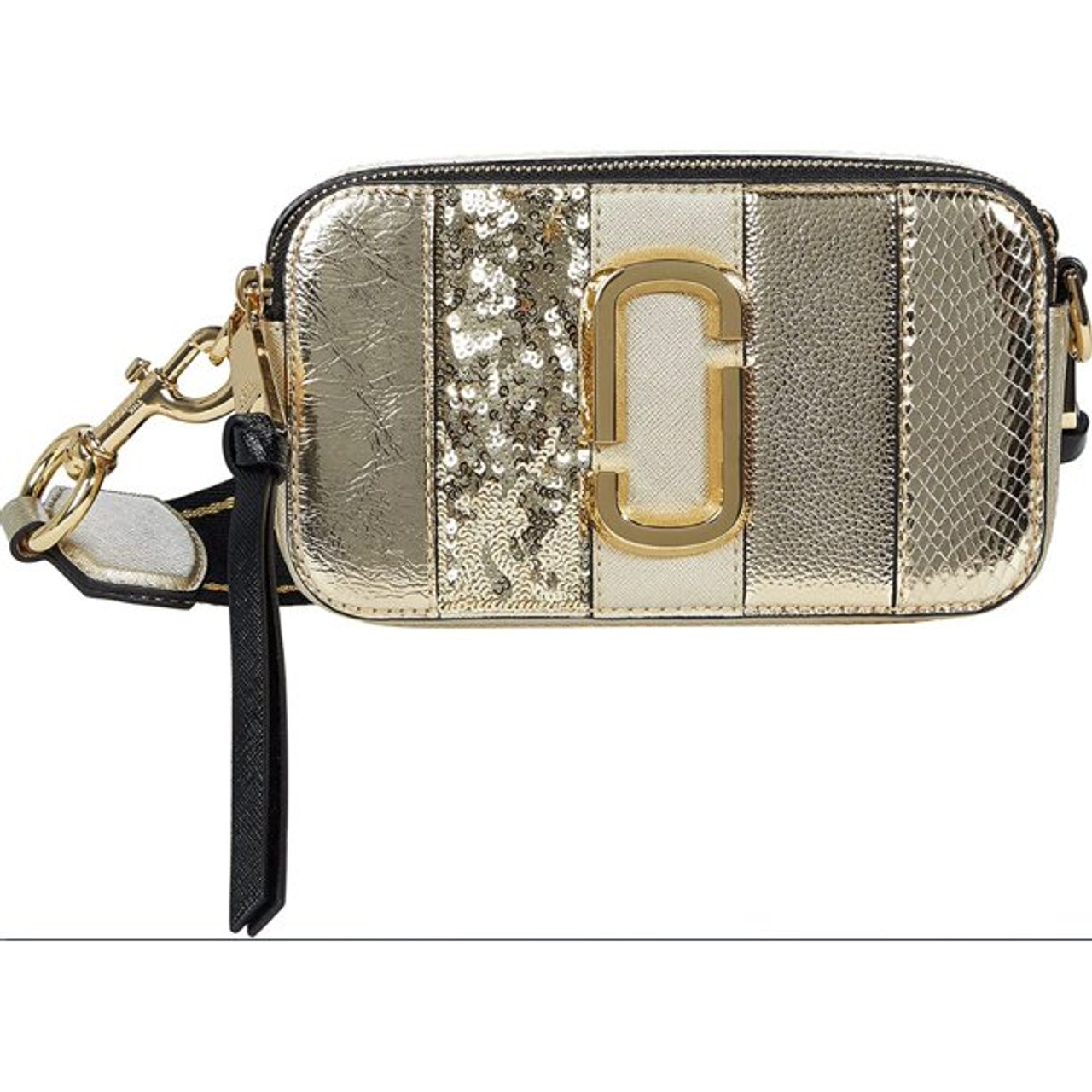 Marc Jacobs The Snapshot Small Leather Camera Bag In Argan Oil