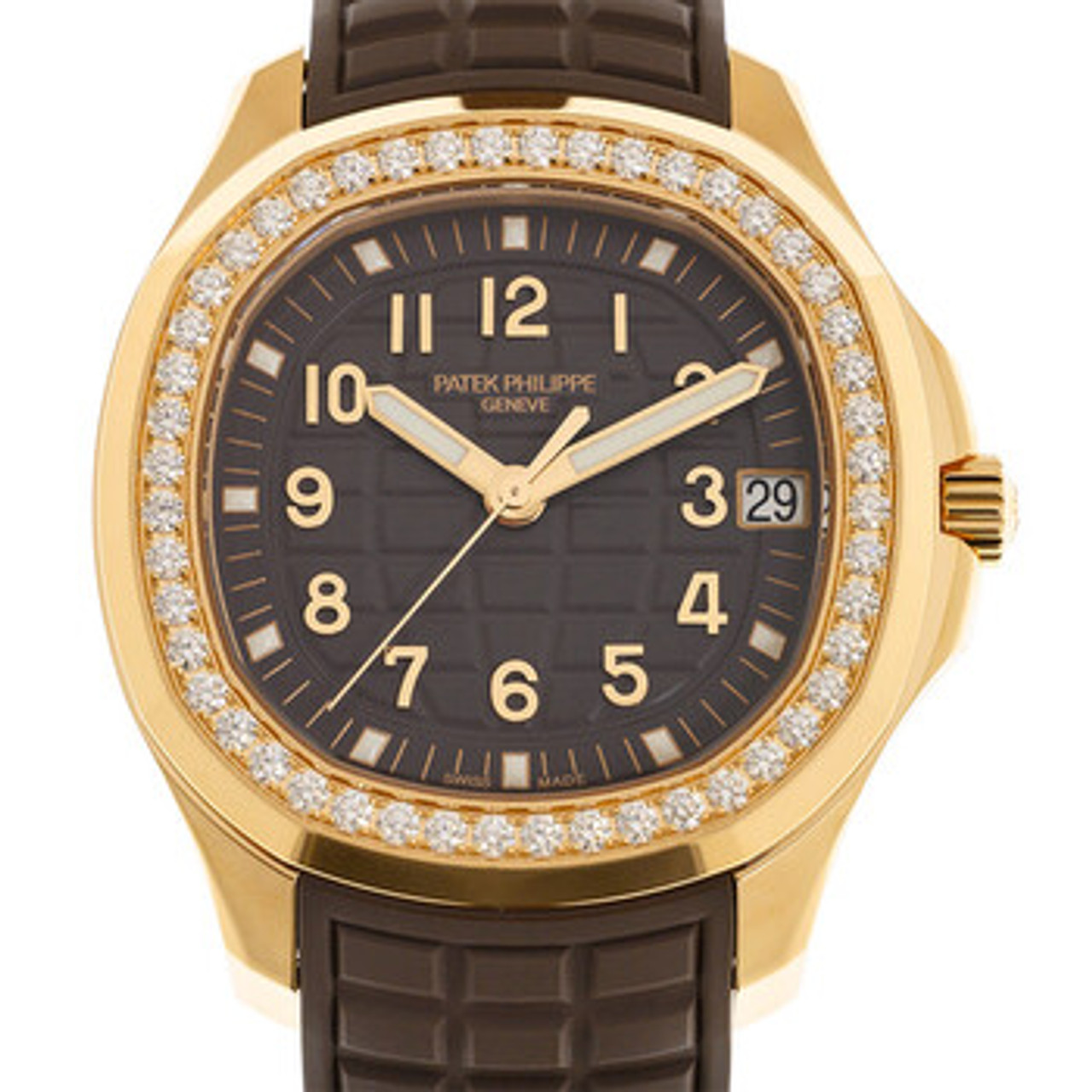 PATEK PHILIPPE Aquanaut Luce Automatic Diamond Brown Dial Ladies Watch