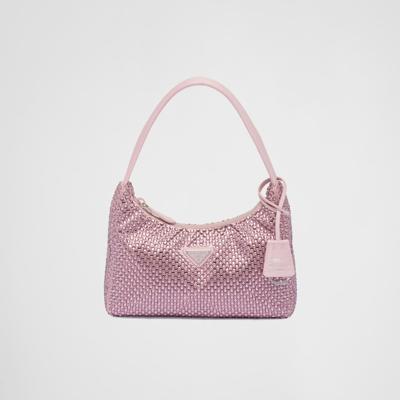 Pink and white prada clearance bag