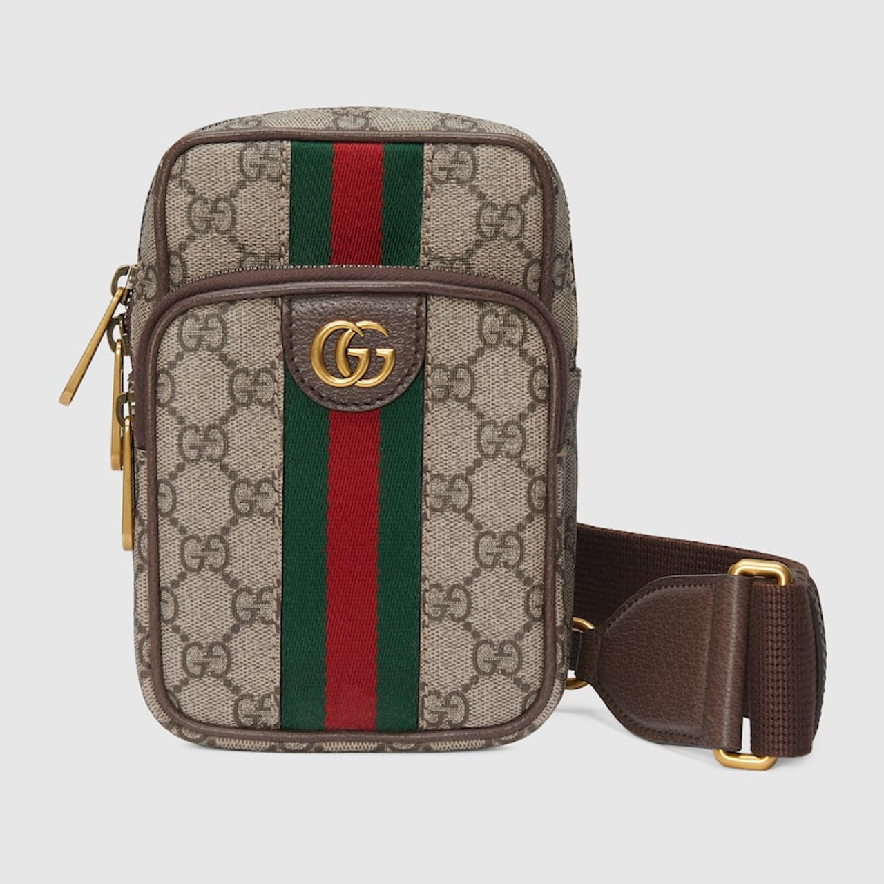 Ophidia GG Mini Crossbody Bag in Brown - Gucci