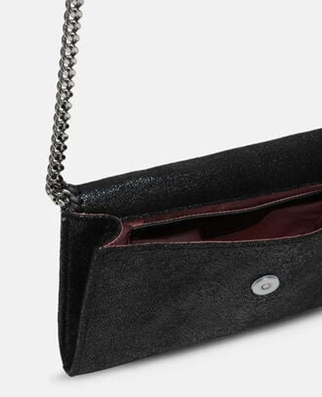 STELLA MCCARTNEY The Falabella mini vegetarian textured-leather shoulder bag  | NET-A-PORTER