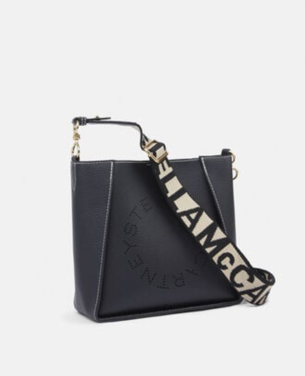 ショルダーバッグ・ポシェット STELLA MCCARTNEY BLACK ALTER MAT SHOULDER BAG STELLA MCCARTNEY Grained Alter Mat bag with logo