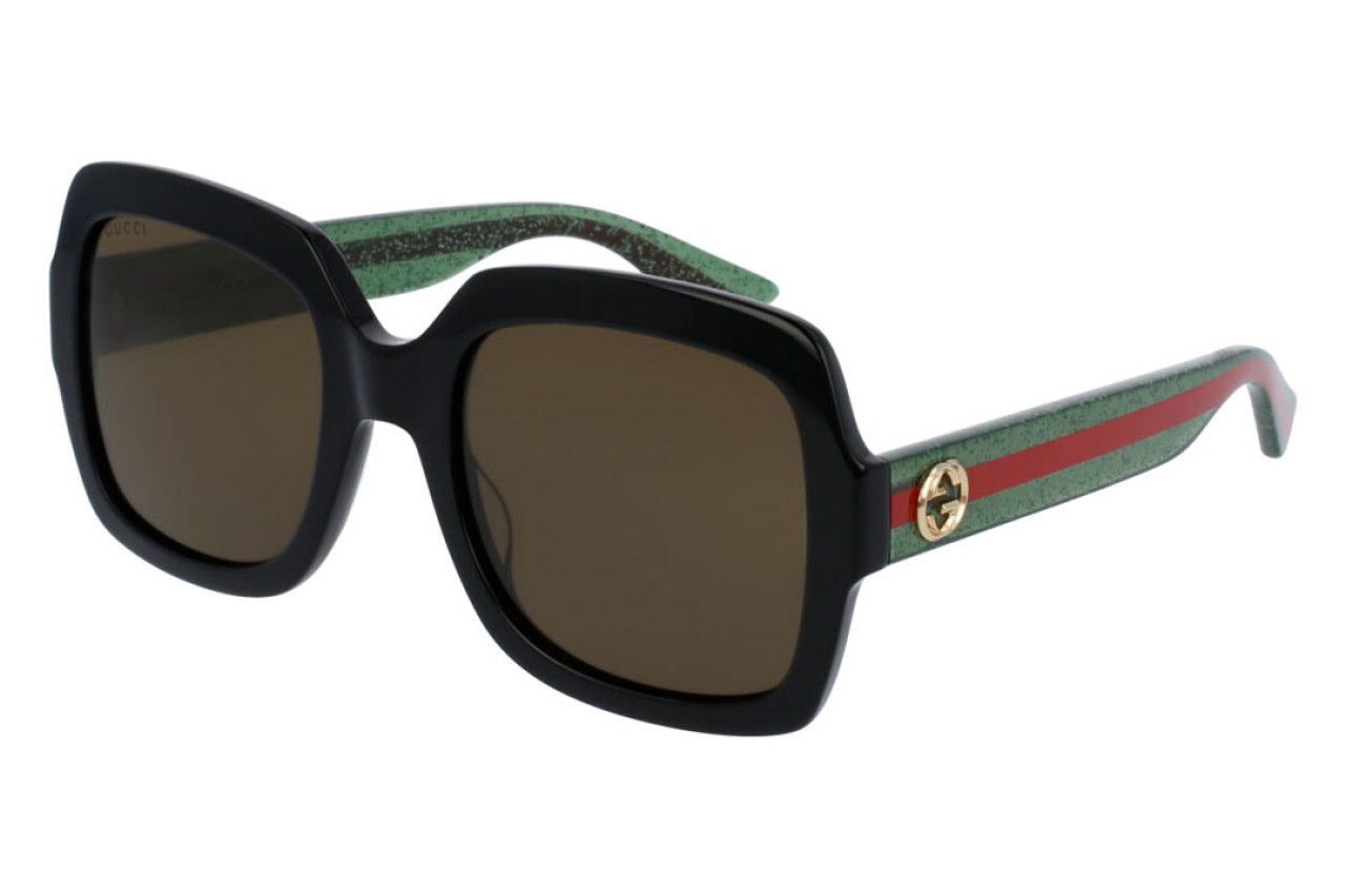 Gucci GG0053SN Oversized Square Sunglasses in Black – Designer Daydream