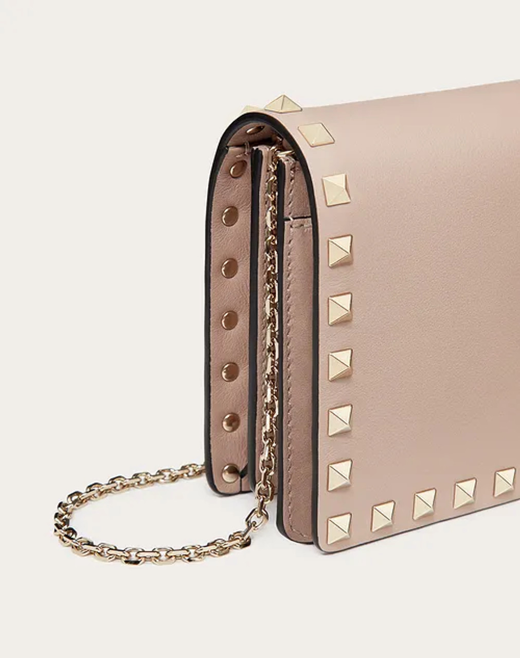 Valentino Garavani Rockstud Calfskin Pouch