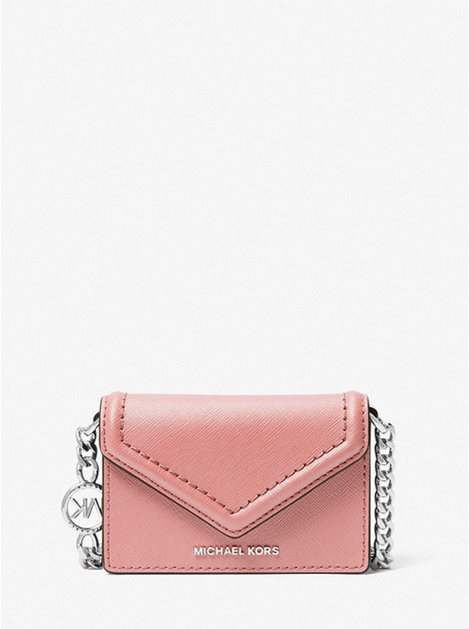 Small Saffiano Leather Envelope Crossbody Bag