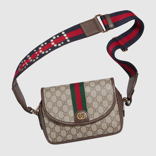 GUCCI Ophidia Small Gg Pattern  Shoulder Bag