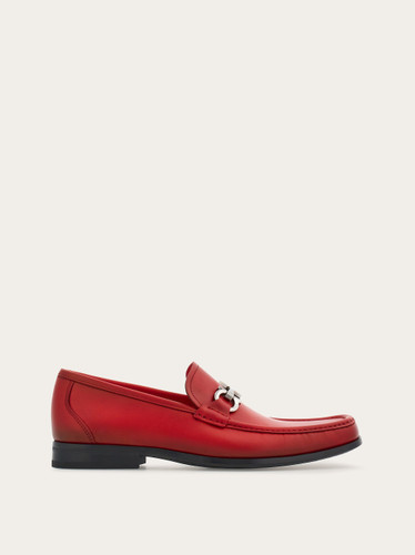 SALVATORE FERRAGAMO Gancini Embellished Moccasin