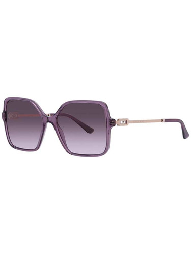 BVLGARI  Violet Gradient Square Ladies Sunglasses