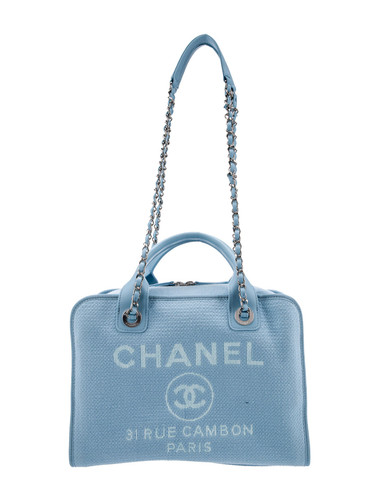 CHANEL Large Deauville Bowling Bag (Certified Pre Owned)