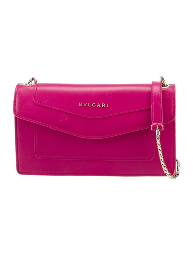 BVLGARI Leather Crossbody Bag (Certified Pre Owned)