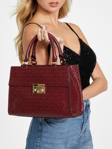 GUESS Giana G-Shine Logo Satchel