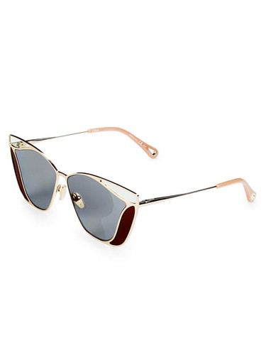 CHLOE 59Mm Cat Eye Sunglasses GOLD Image 5