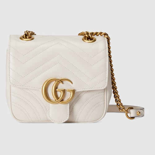 GUCCI Quilted Gg Marmont Mini Tote