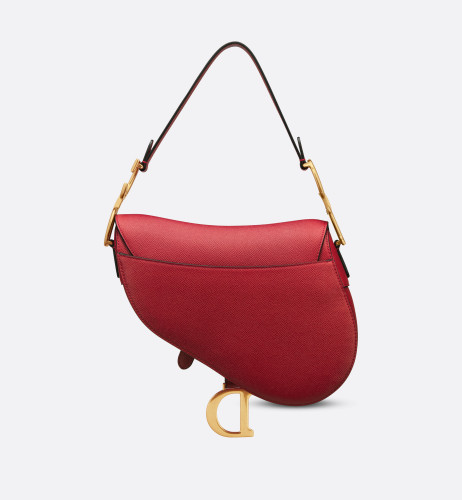 DIOR Saddle Shoulder Bag - Red