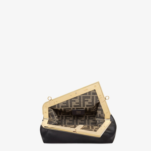 FENDI First Small Black Leather Bag