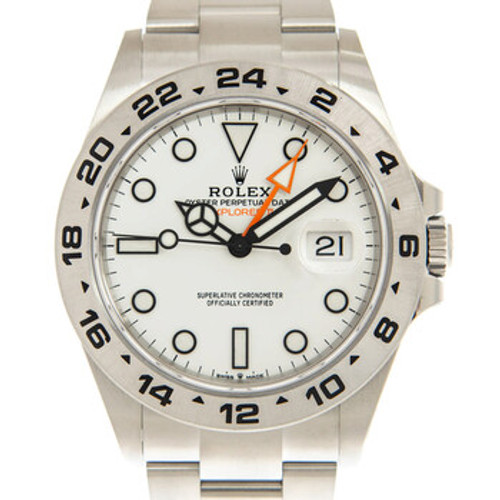 ROLEX Explorer II Automatic Chronometer White Dial Men's Watch