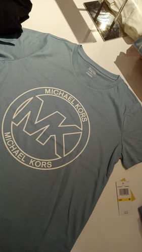 MICHAEL KORS Logo Charm Print Cotton T-shirt