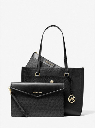 MICHAEL KORS Maisie Large Pebbled Leather 3-in-1 Tote Bag