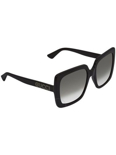 GUCCI Grey Square Ladies Sunglasses