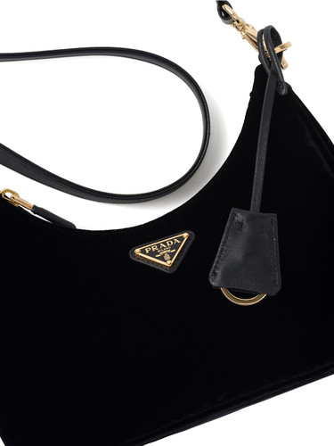 PRADA Velvet Mini-Bag BLACK Image 7