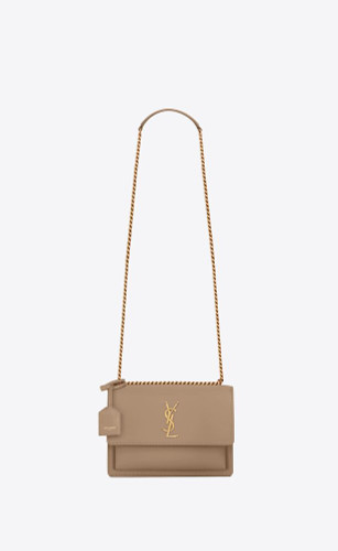 SAINT LAURENT Sunset Medium In Smooth Leather