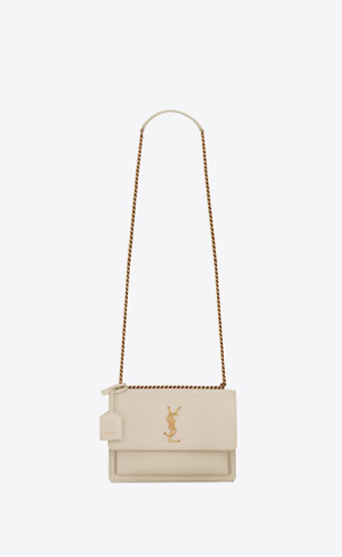 SAINT LAURENT Sunset Medium In Smooth Leather