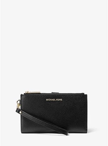 MICHAEL KORS Adele Pebbled Leather Smartphone Wallet