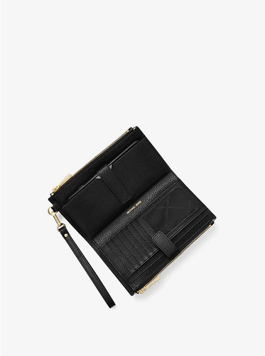 MICHAEL KORS Adele Pebbled Leather Smartphone Wallet