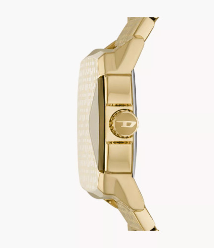 DIESEL D.V.A. Three-Hand Gold-Tone Stainless Steel Watch Dz2178 Image 5