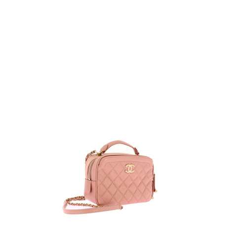 CHANEL Pink Leather Shoulder Bag Image 2