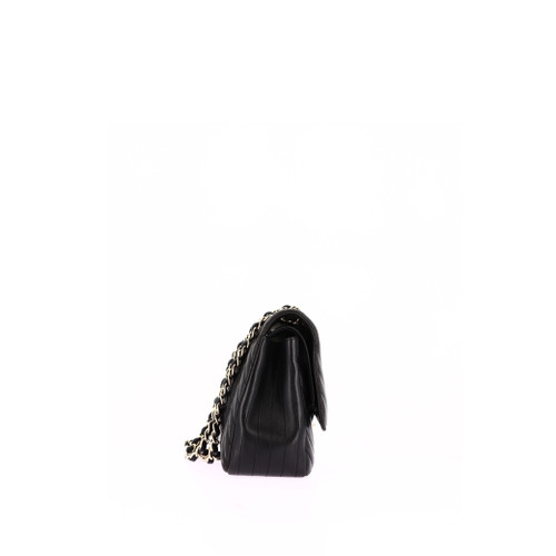 CHANEL Jumbo Handbag Leather Black Image 3