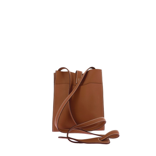 HERMÈS onimaitou Shoulder Bag Leather Brown Image 4