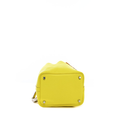 HERMÈS Clémence Picotin 18 Handbag Yellow Image 4