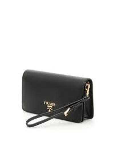 PRADA Black Wallet On Chain