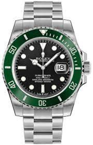 ROLEX Submariner "Starbucks" Automatic Chronometer Black Dial Men's Watch