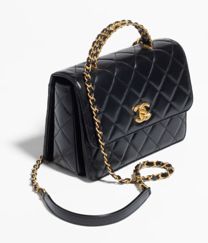 CHANEL Small Flap Bag With Top Handle