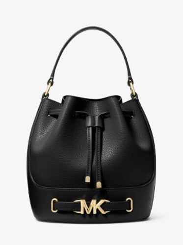 MICHAEL KORS Reed Medium Studded Pebbled Leather Bucket Bag(@Delhi Studio)