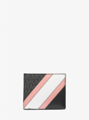 Cooper Logo and Striped Billfold Wallet